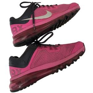 Nike Air Max+ 2013 Women's Running Shoes - Club Pink/Reflect Silver Size 7.5